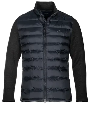 Mixed Media Light Padded Jacket Black