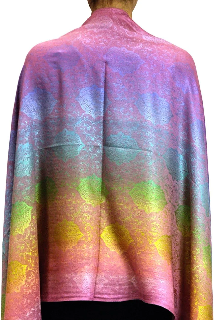 NYFASHION101 Elegant Colorful Paisley Soft Pashmina Scarf Shawl Wrap NBH1401Y