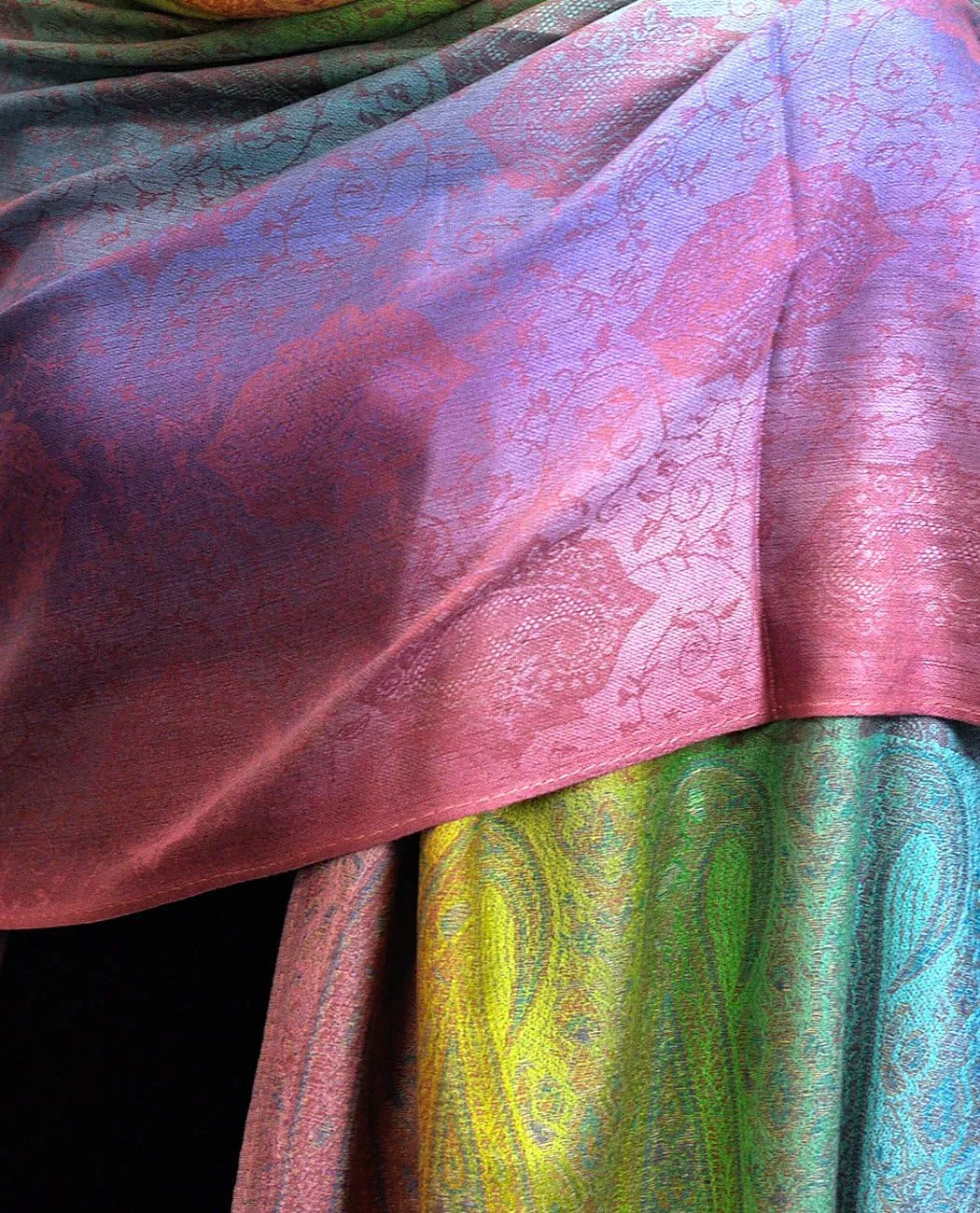 NYFASHION101 Elegant Colorful Paisley Soft Pashmina Scarf Shawl Wrap NBH1401Y