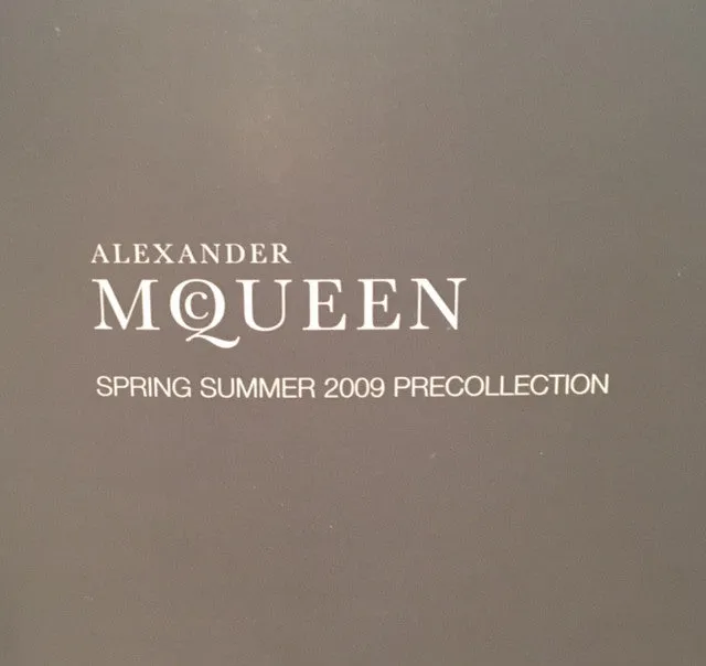 Original Alexander McQueen - Black 3/4 Sleeve V Neck Dress with Pink Trim - IT 40