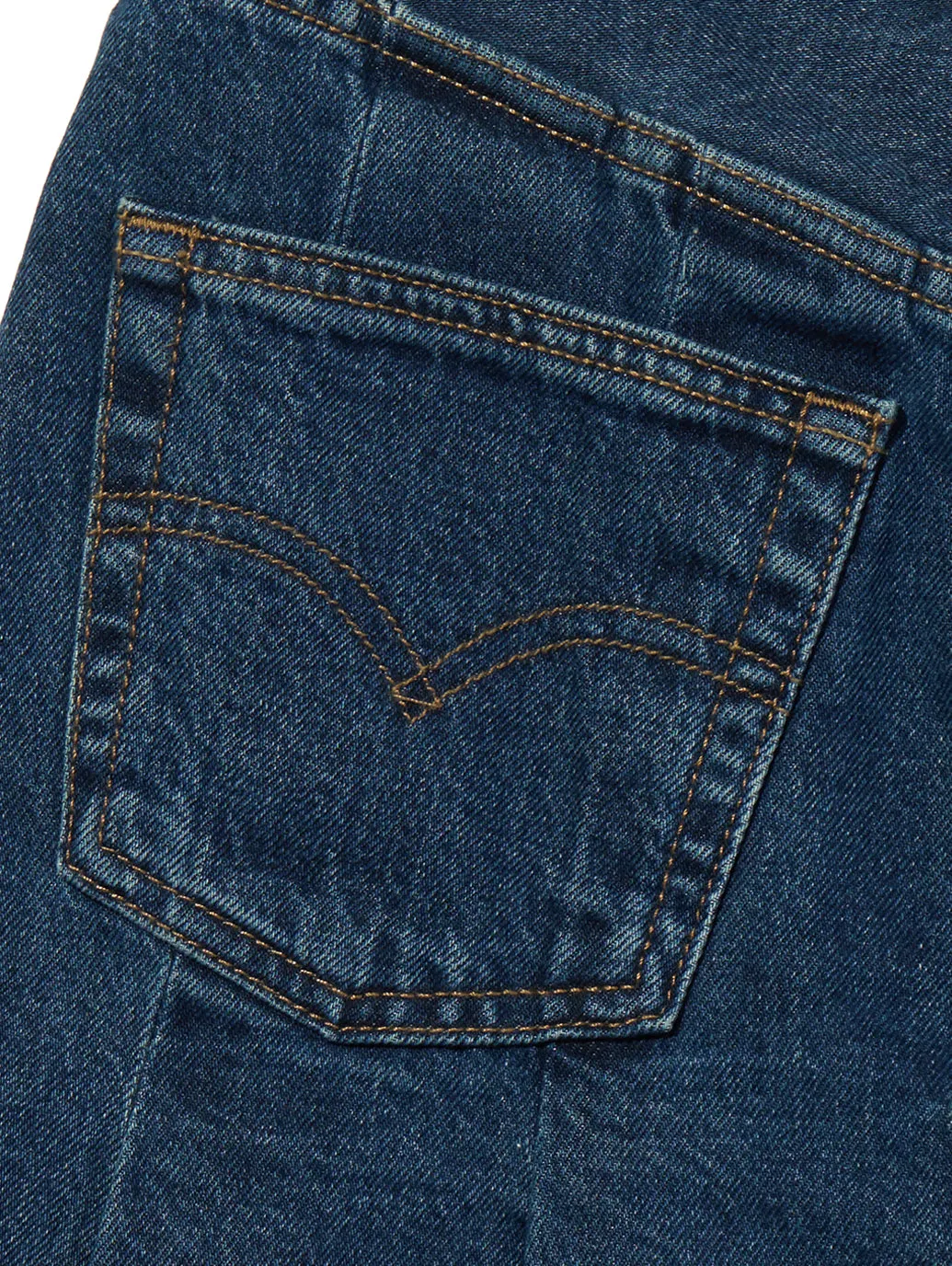 PLEATED ミニスカート ダークインディゴ 