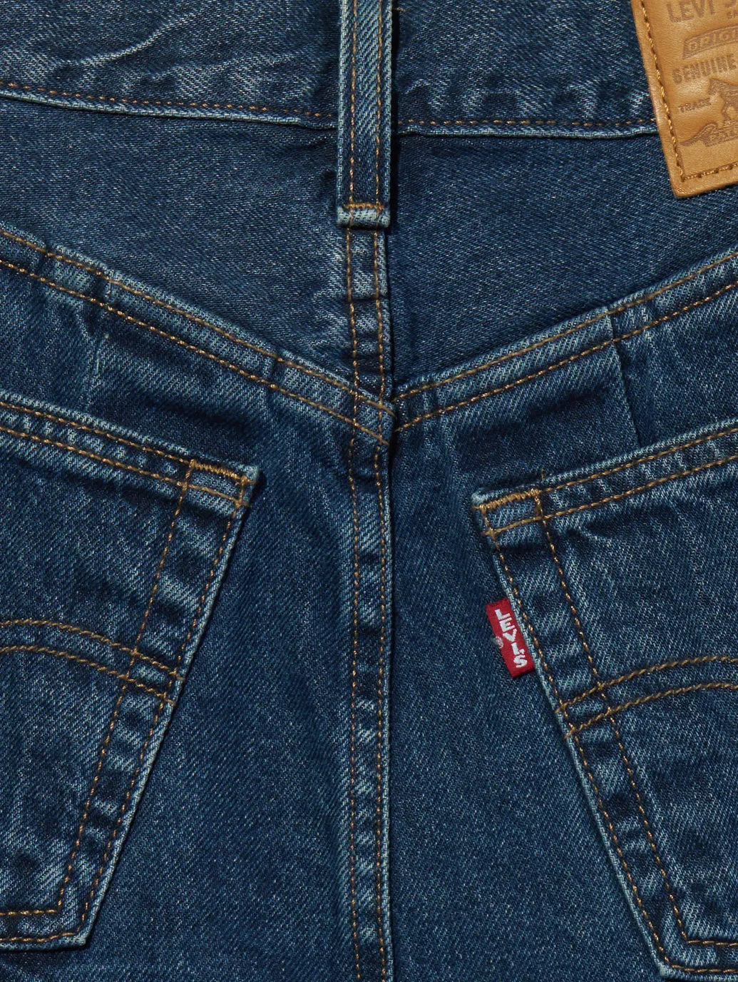 PLEATED ミニスカート ダークインディゴ 