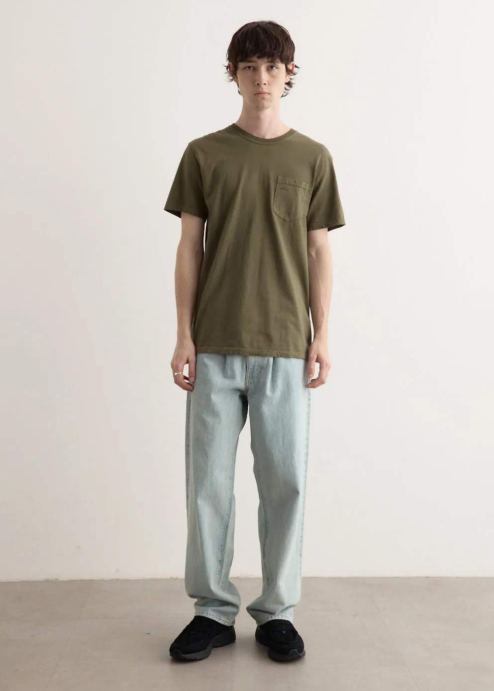 Pleated Jeans