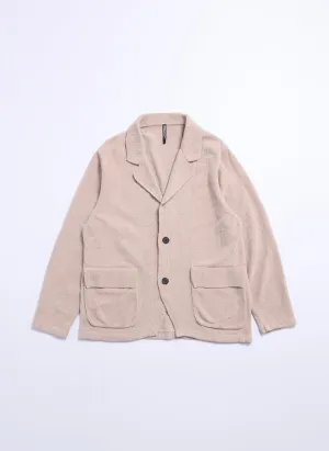 Polyester Velvet Knitted Blazer
