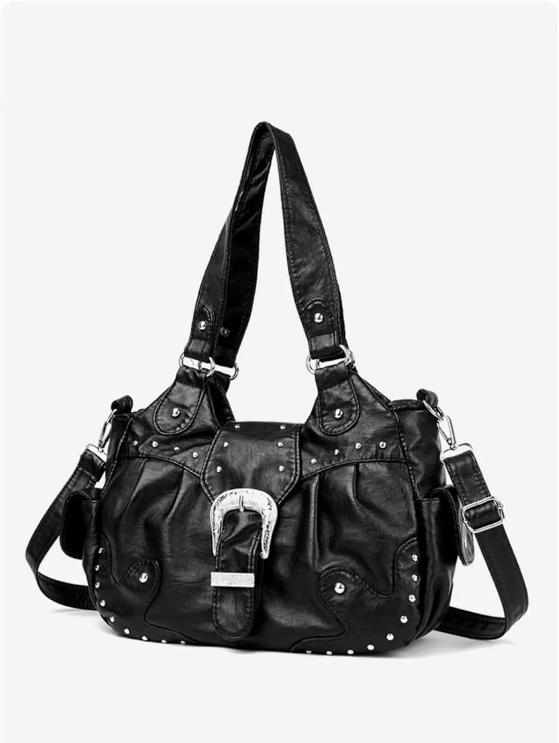 Purses for Women Large Hobo Bags Soft PU Leather Shoulder Bag Satchel Tote Top Handle Handbags