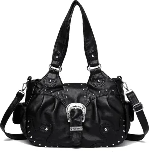 Purses for Women Large Hobo Bags Soft PU Leather Shoulder Bag Satchel Tote Top Handle Handbags