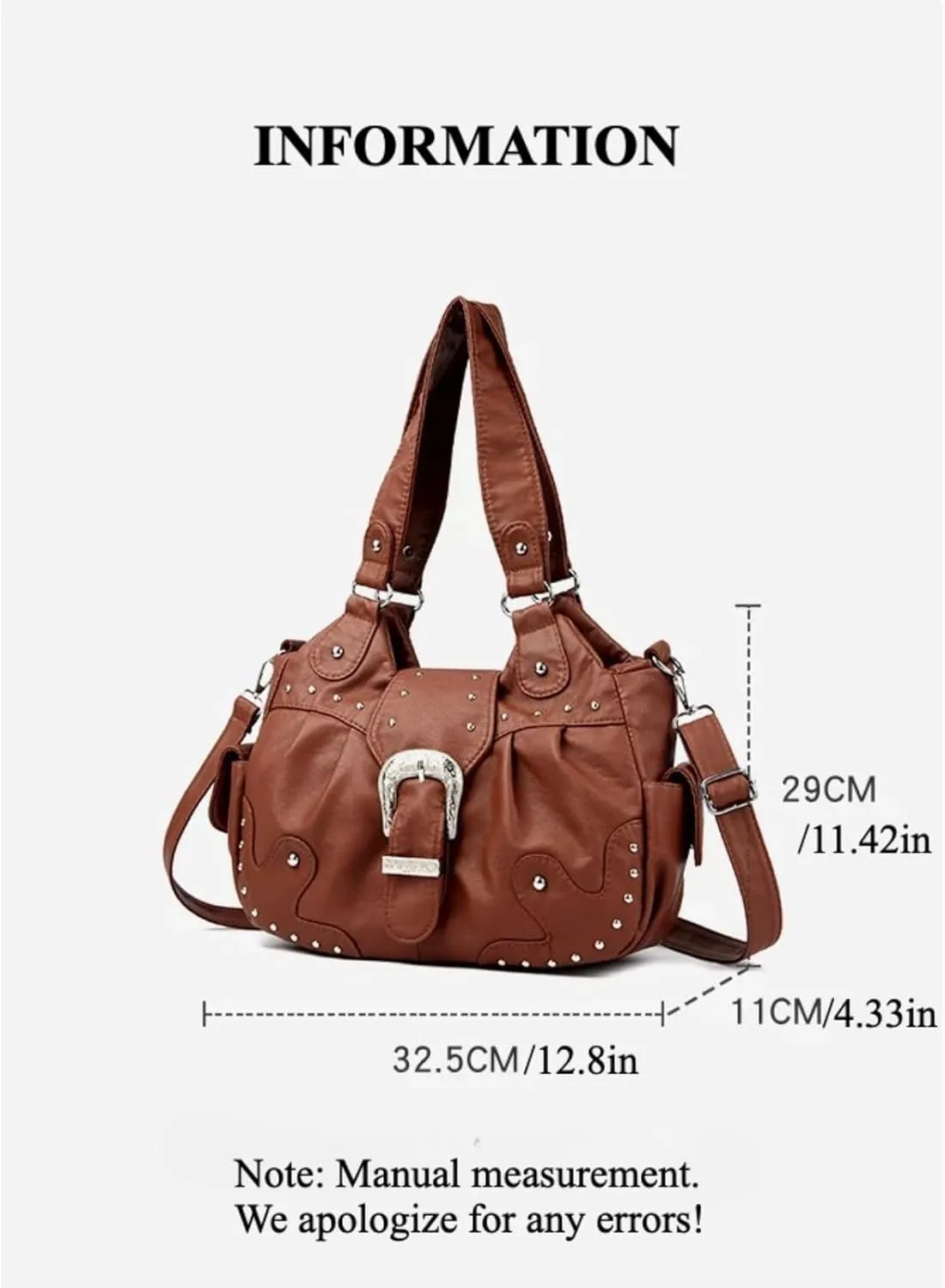 Purses for Women Large Hobo Bags Soft PU Leather Shoulder Bag Satchel Tote Top Handle Handbags