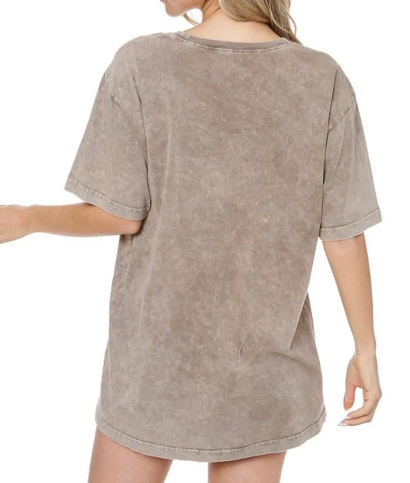Roam Free Tee in Mocha