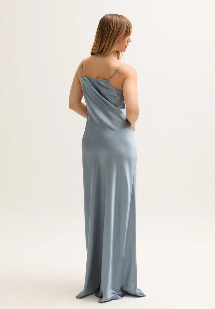 Roxy Spaghetti Strap Maxi Dress In Blue