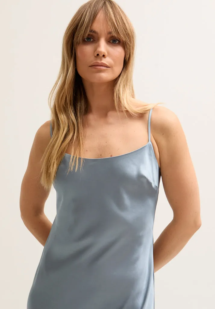 Roxy Spaghetti Strap Maxi Dress In Blue