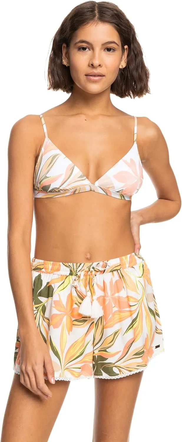 Roxy Women's Standard Salty Tan Coverup Short