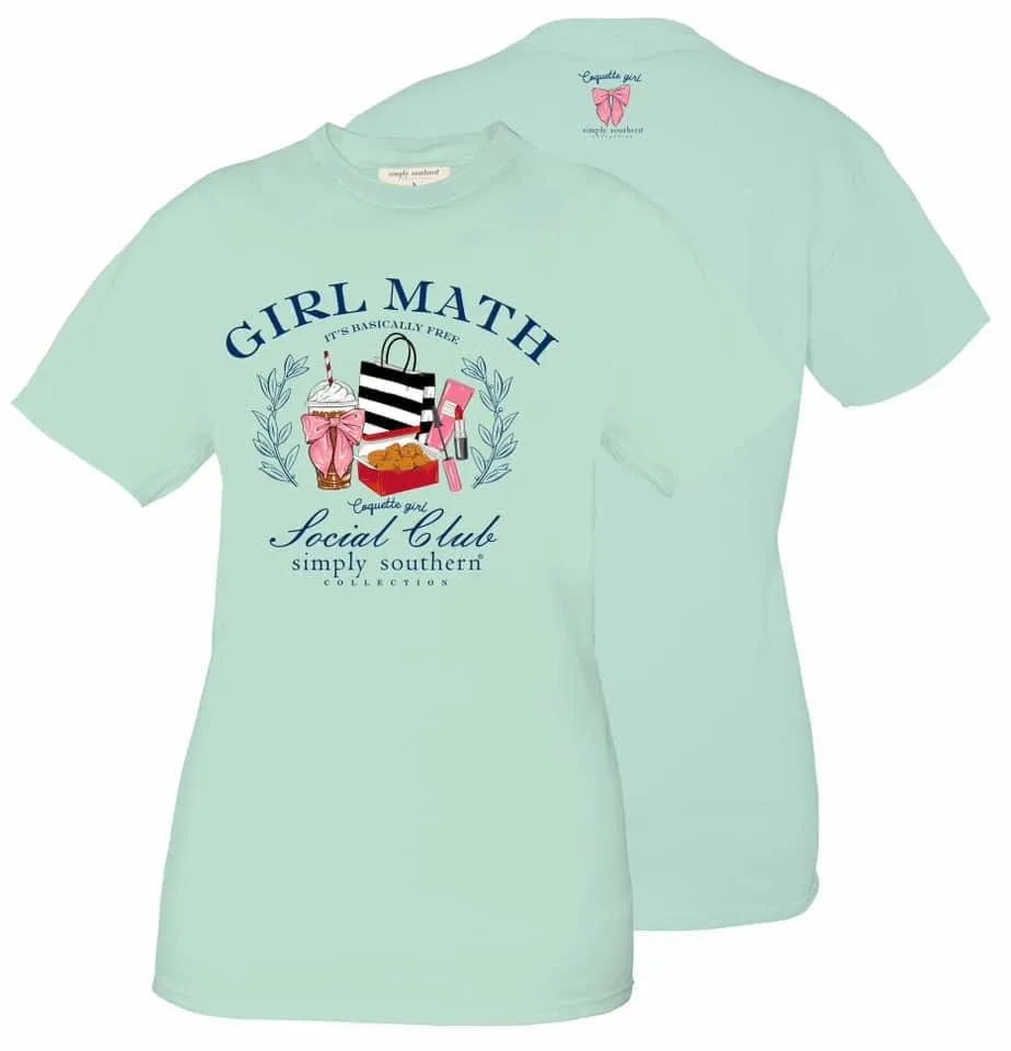 Simply Southern SS Girl Math Tee