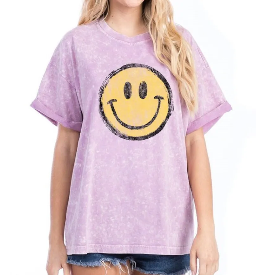 Smiley Oversized Tee