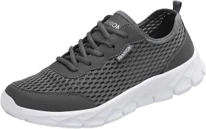 Sneakers for Men Men's Skateboarding Shoes Men's Mesh Sneakers Lightweight Casual Walking Shoes Men Casual Mesh Breathable Walking Dress Wide Tennis