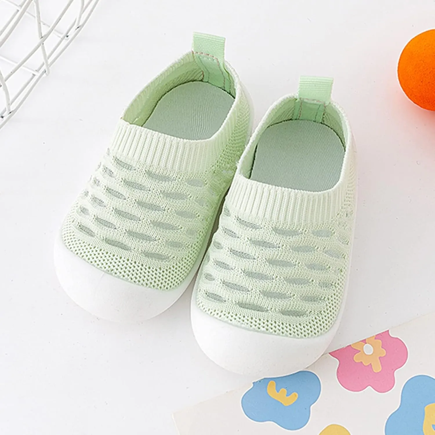 Sock Shoes Toddler Infant Shoes Mesh Slip On Socks Shoes Soft Sole Non Slip Wear Out Toddler Floor Black Shoes B