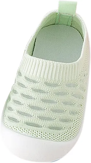 Sock Shoes Toddler Infant Shoes Mesh Slip On Socks Shoes Soft Sole Non Slip Wear Out Toddler Floor Black Shoes B