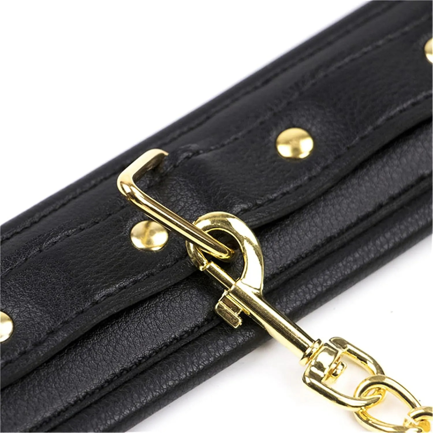 Soft Spong Padded Leather Bangles, Adjustable Ankle Bracelet with Chain Hook, Pin Buckle Bracelets Kits  Your Ultimate Cosplay Cuffs & Fashion Accessory