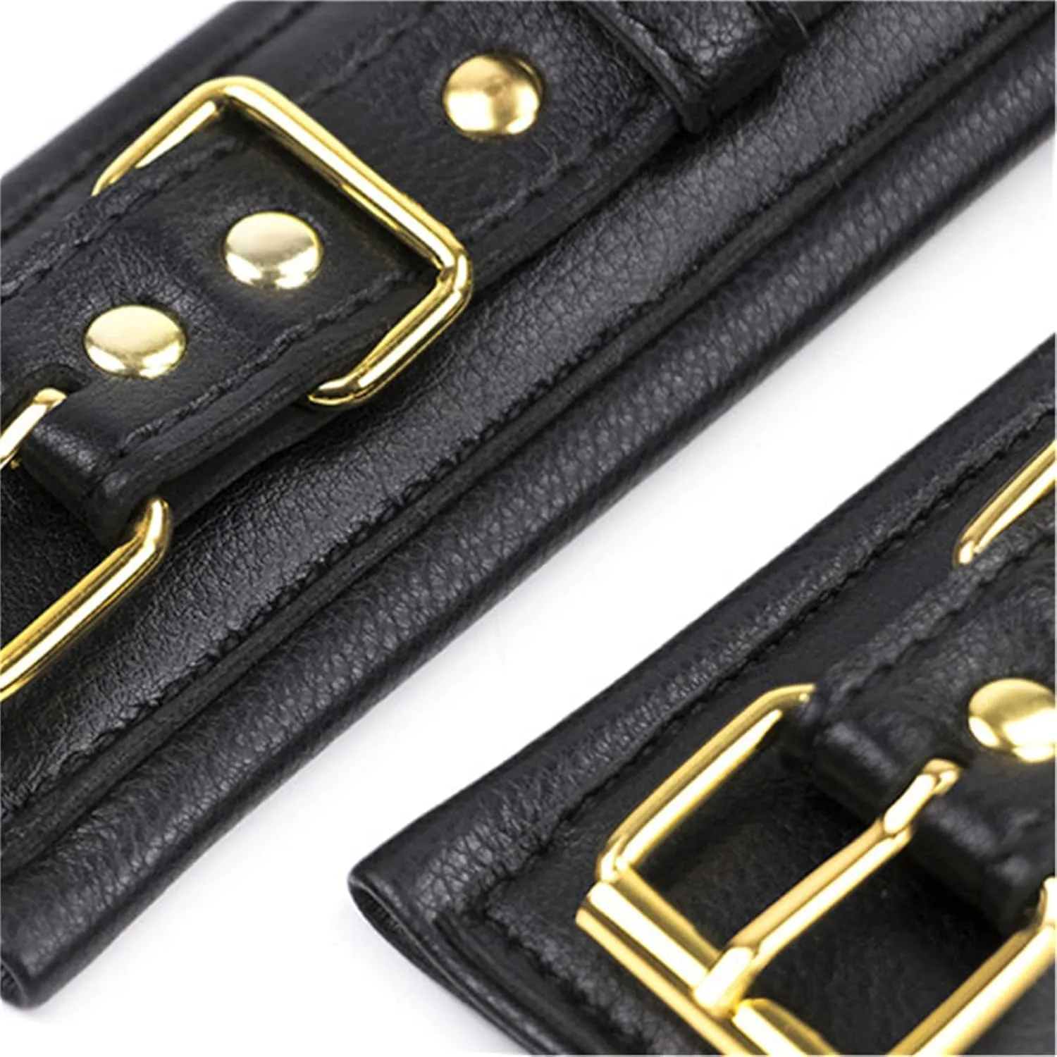 Soft Spong Padded Leather Bangles, Adjustable Ankle Bracelet with Chain Hook, Pin Buckle Bracelets Kits  Your Ultimate Cosplay Cuffs & Fashion Accessory