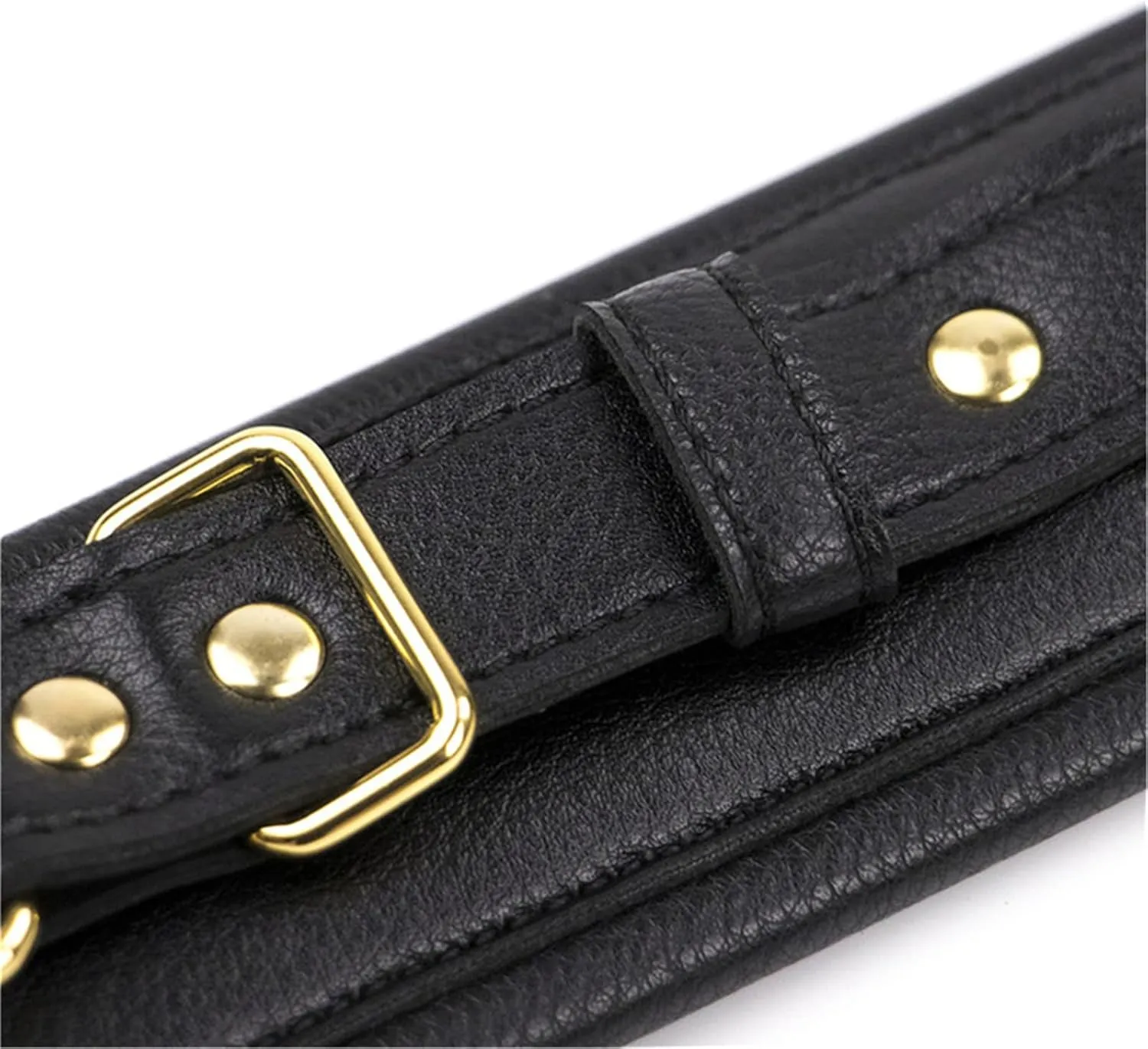 Soft Spong Padded Leather Bangles, Adjustable Ankle Bracelet with Chain Hook, Pin Buckle Bracelets Kits  Your Ultimate Cosplay Cuffs & Fashion Accessory