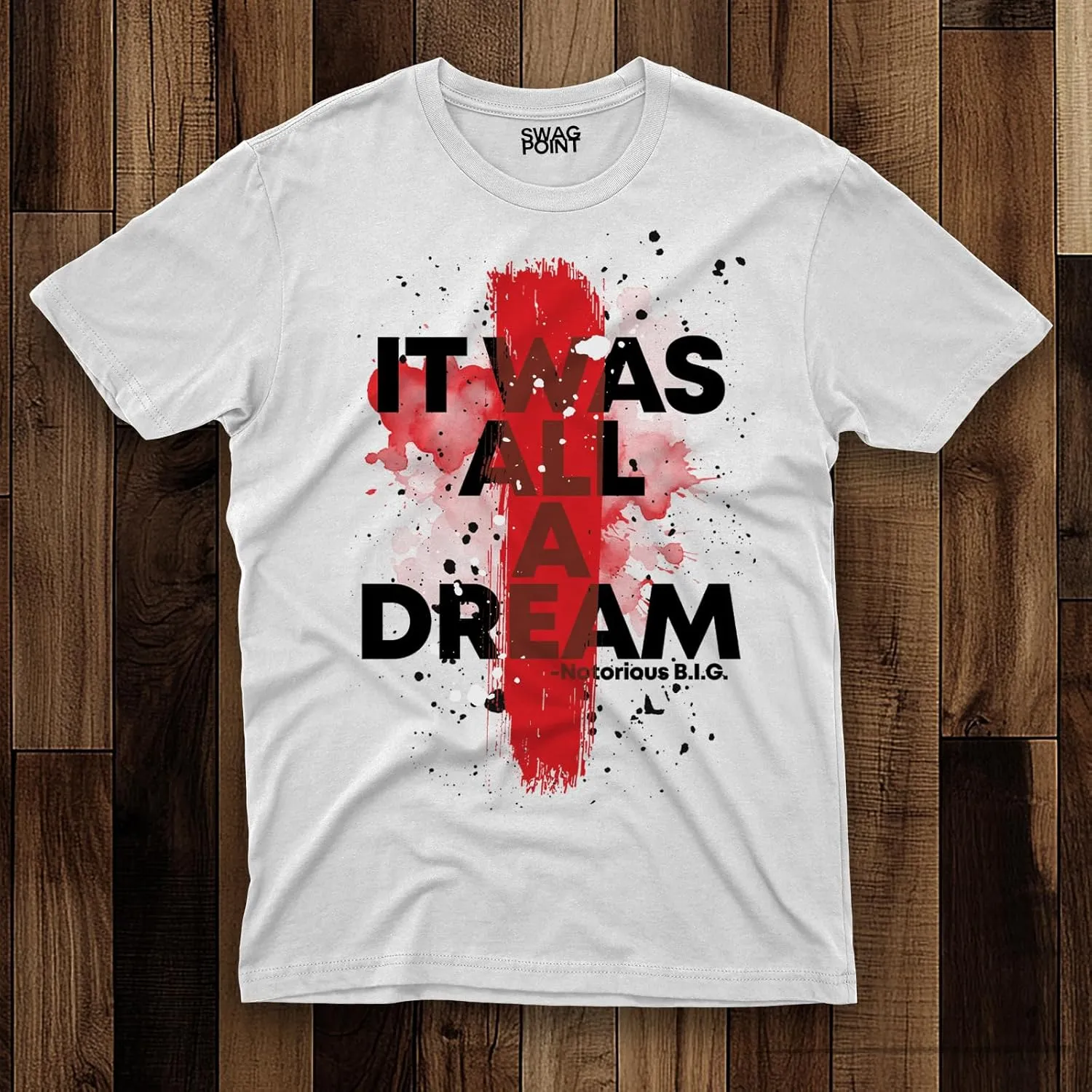 Swag Point Mens Graphic T Shirts  100% Cotton Casual Streetwear Hipster Hip Hop Tshirts Short Sleeve Print Tops