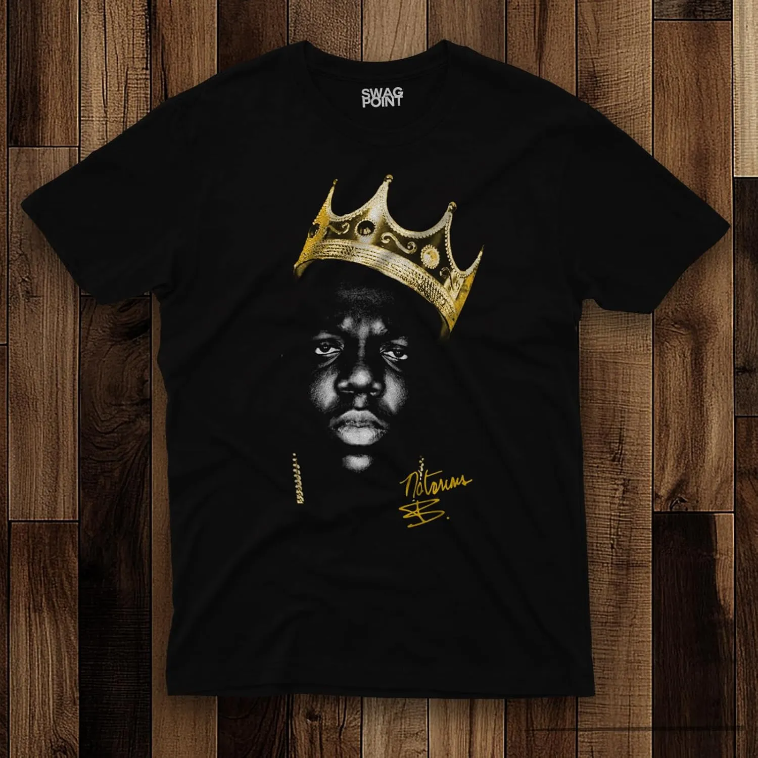 Swag Point Next Level Unisex The Notorious Biggie Print Vintage Hip Hop Graphic Cotton T-Shirts