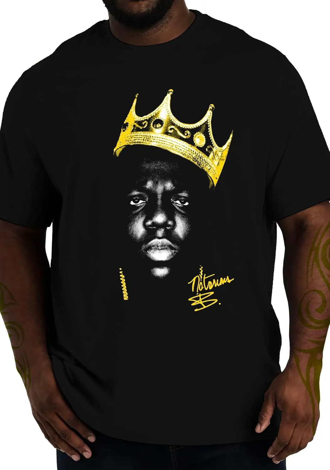 Swag Point Next Level Unisex The Notorious Biggie Print Vintage Hip Hop Graphic Cotton T-Shirts