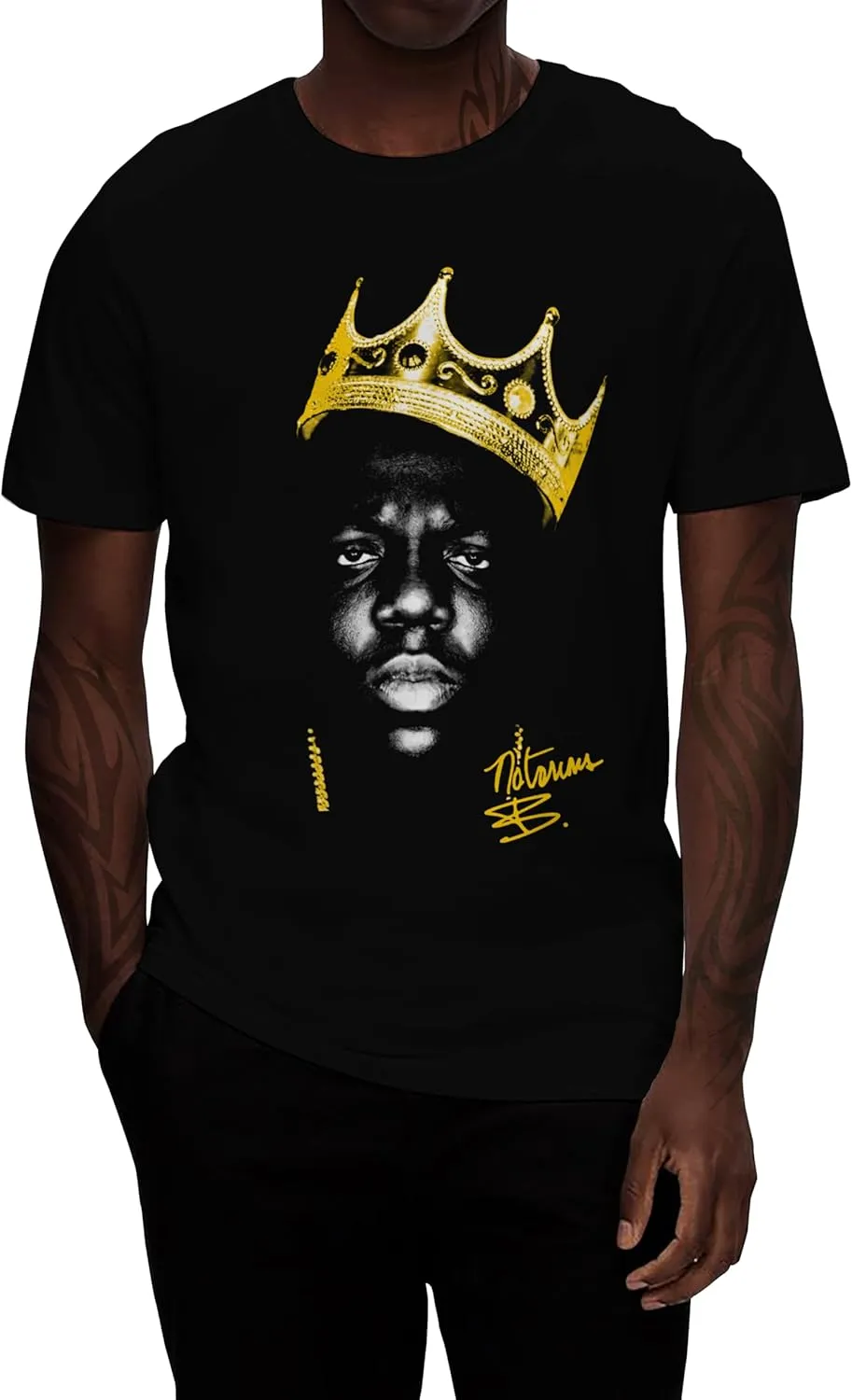 Swag Point Next Level Unisex The Notorious Biggie Print Vintage Hip Hop Graphic Cotton T-Shirts