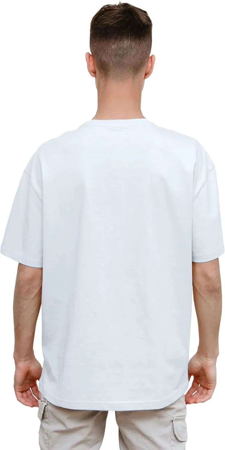 T-TAM Unisex Oversized T-Shirt for Women & Men - 100% Soft Cotton Crew Neck Short Sleeve - Basic Tee Shirt