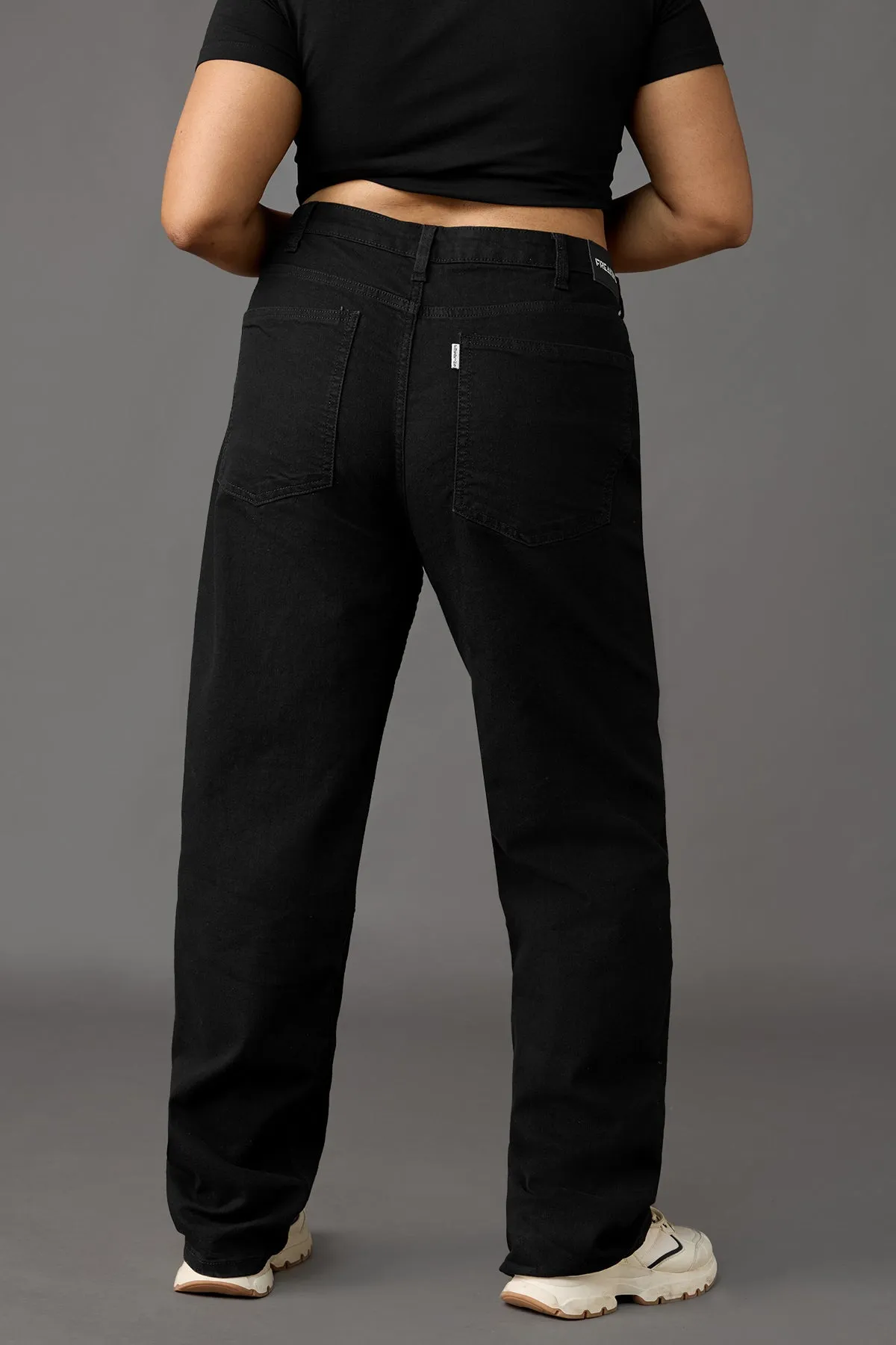 Tapered Regular Black Curve Jeans