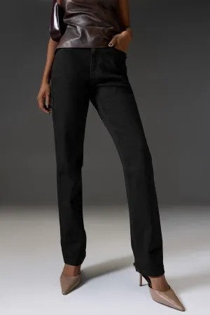 Tapered Regular Black Women's Jeans