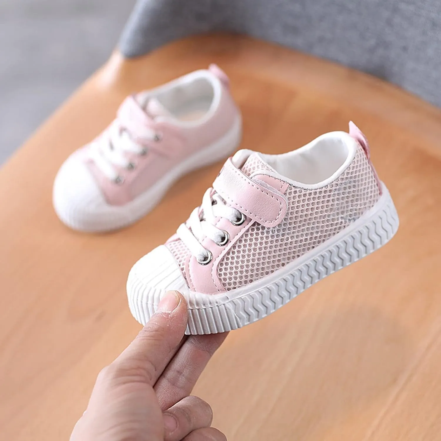 Toddler Girl Tennis Shoes Kids Canvas Shoes Baby Boys Girls Low Top Canvas Slip On Sneakers Toddler Mesh Breathable