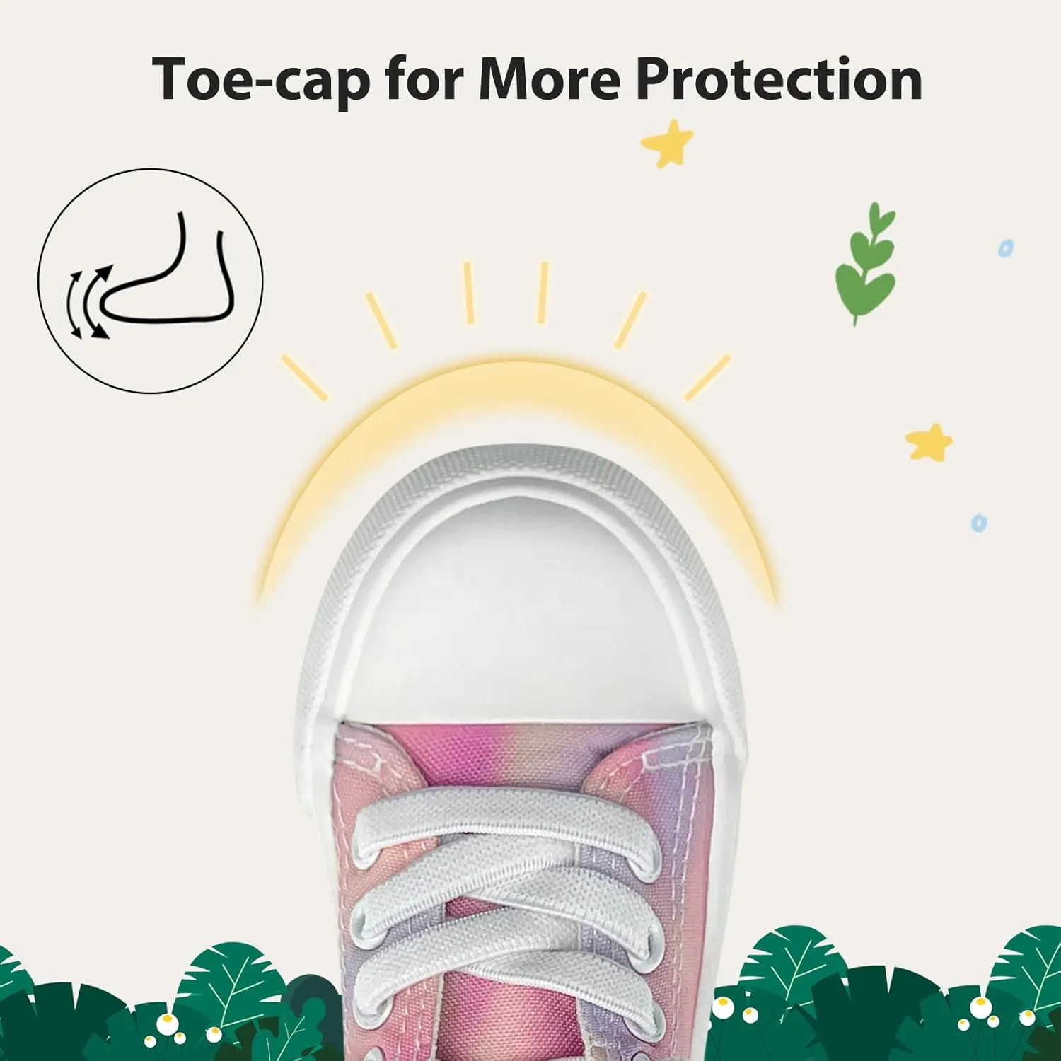 Toddler Kids Sneakers Boys and Girls Canvas Shoes Slip On Lightweight Walking Shoes for Little Big Kids