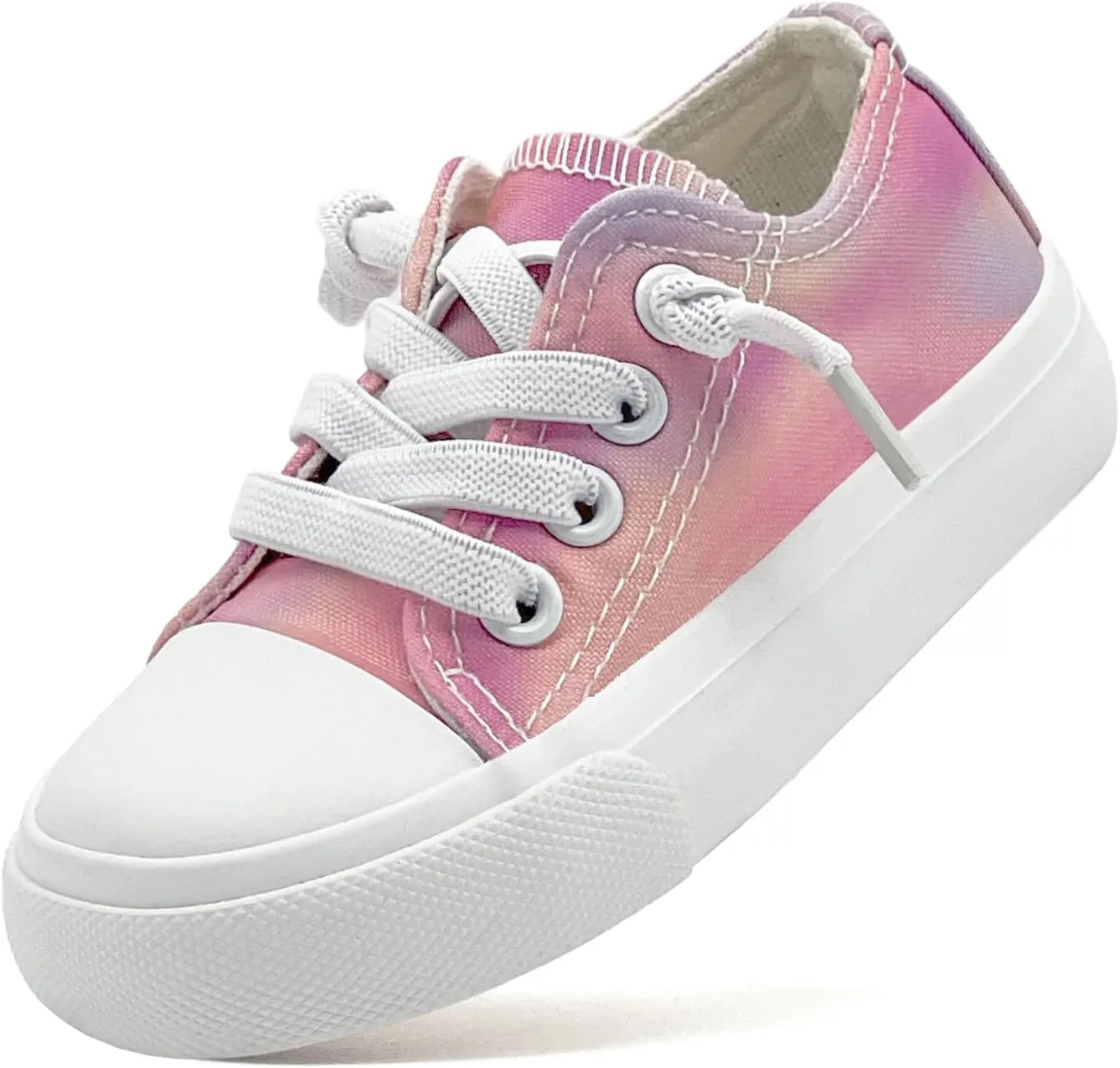 Toddler Kids Sneakers Boys and Girls Canvas Shoes Slip On Lightweight Walking Shoes for Little Big Kids