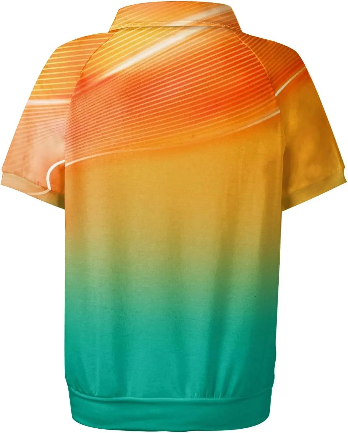 Tops for Women Trendy Short Sleeve Summer Collared Shirts Polo Blouses Casual Vacation Outfits Banded Hem