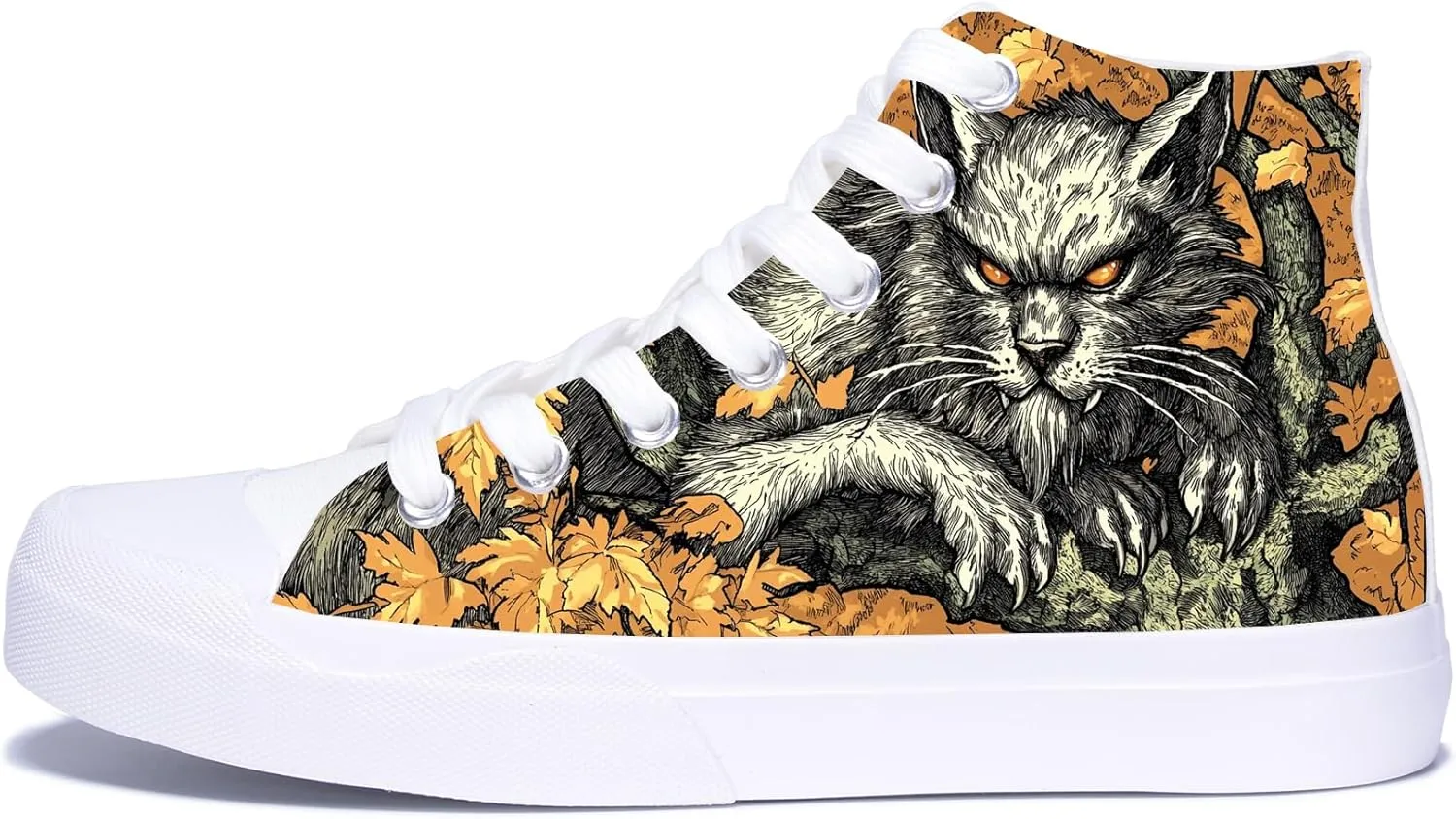 Unisex Fashion High Top Sneakers Classic Lace-Up Canvas Shoes Casual Cool Hip Hop Tennis Walking Shoes for Men Women