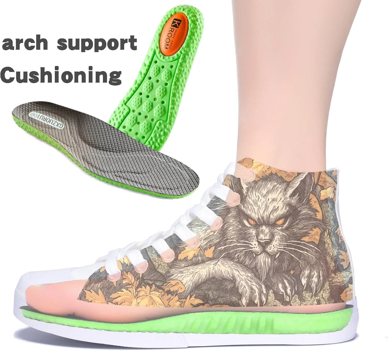 Unisex Fashion High Top Sneakers Classic Lace-Up Canvas Shoes Casual Cool Hip Hop Tennis Walking Shoes for Men Women