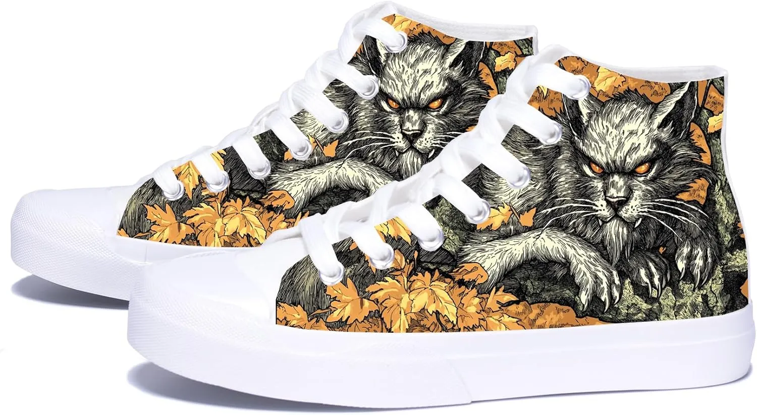 Unisex Fashion High Top Sneakers Classic Lace-Up Canvas Shoes Casual Cool Hip Hop Tennis Walking Shoes for Men Women