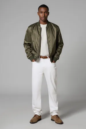 Urban White Men's Tapered Jeans