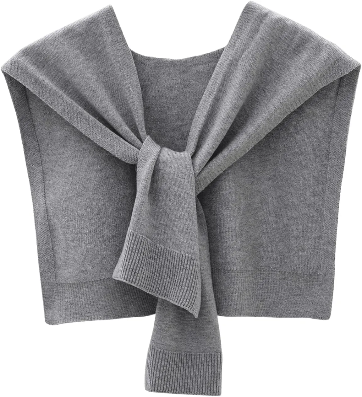Verdusa Women's Casual Shawl Wraps Striped Knitted Knotted Shawls Scarf Cape