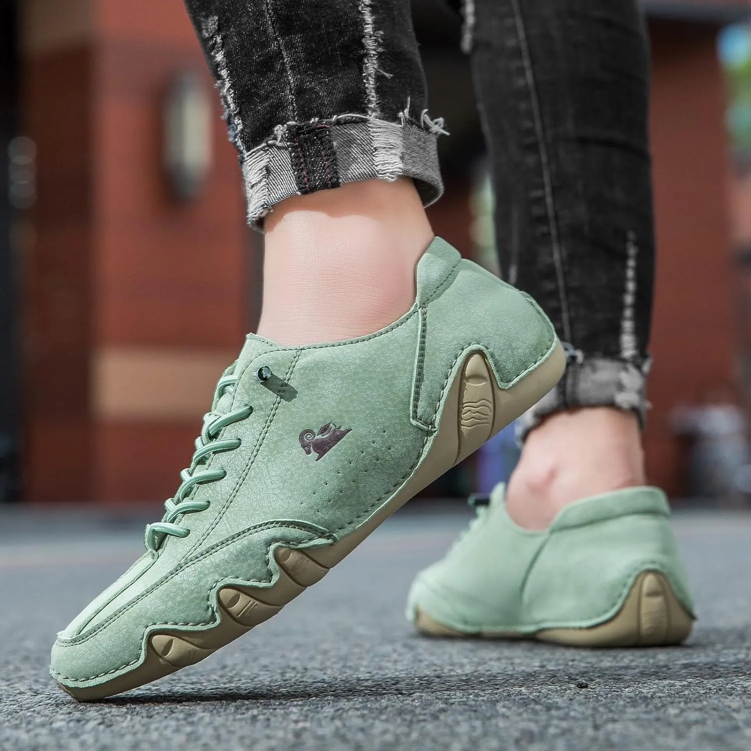 Vogany Shoes,Vogany Orthopedic Sneakers Women Men,Outdoor Breathable Lightweight Walking Shoes(Light Green,12 Women/10 Men)