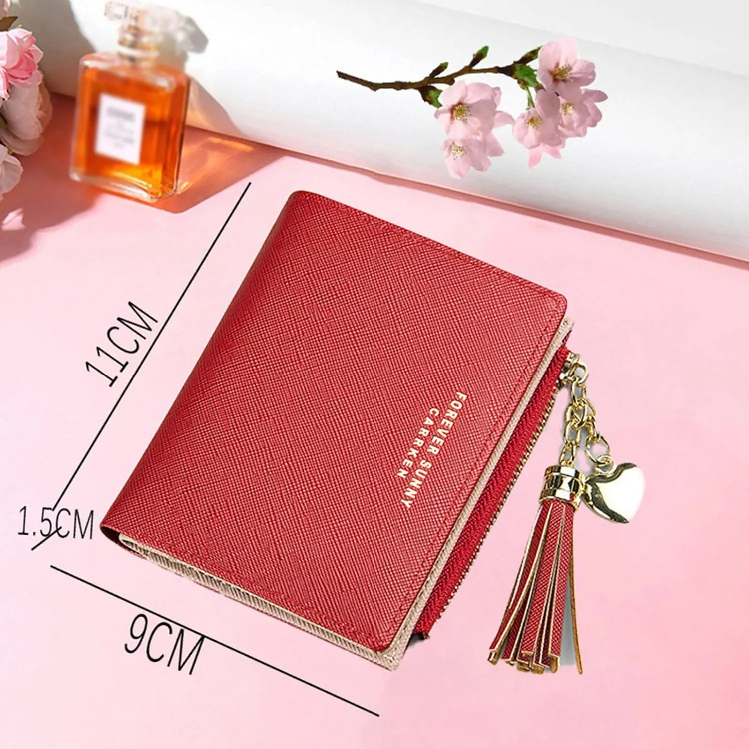 Wallets for Women Genuine Leather Credit Card Holder with RFID Blocking Large Capacity Wristlet Vanilla