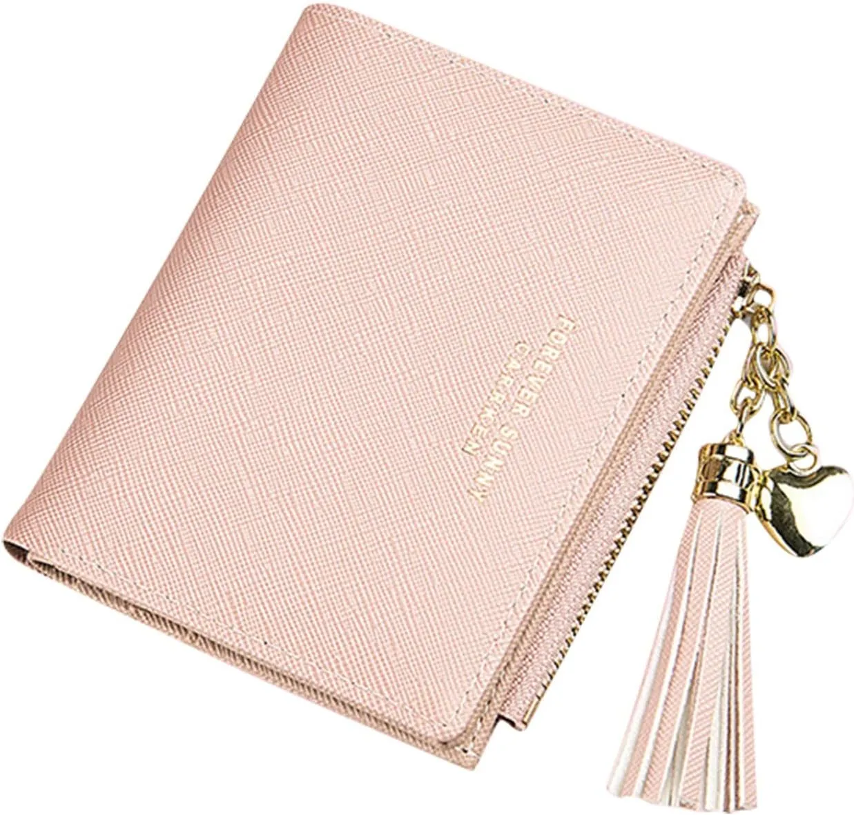 Wallets for Women Genuine Leather Credit Card Holder with RFID Blocking Large Capacity Wristlet Vanilla