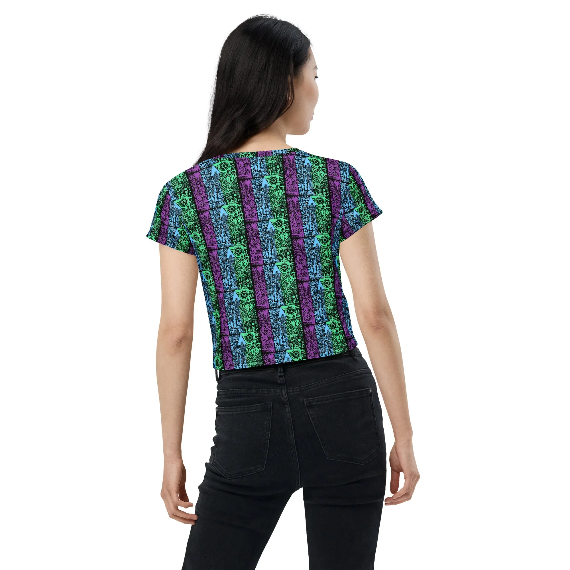 War Between Worlds - Women's Crop Tee