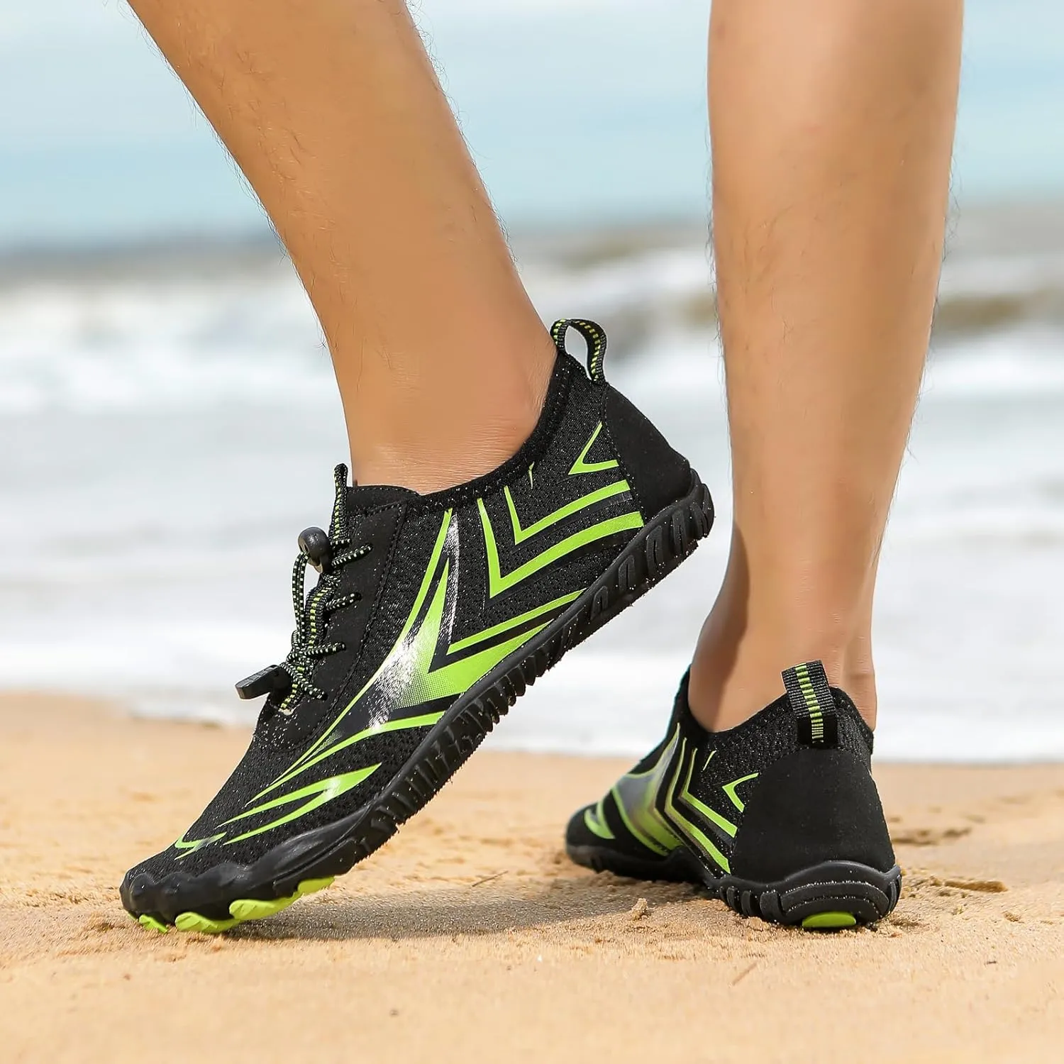 Water Shoes for Women Men, Quick Dry Barefoot Shoes, Lightweight Sports Aqua Socks Outdoor, Unisex Hiking with Drainage, Minimalist Wide Toe Box Zero Drop Cross Trainer Fashion Sneakers Men