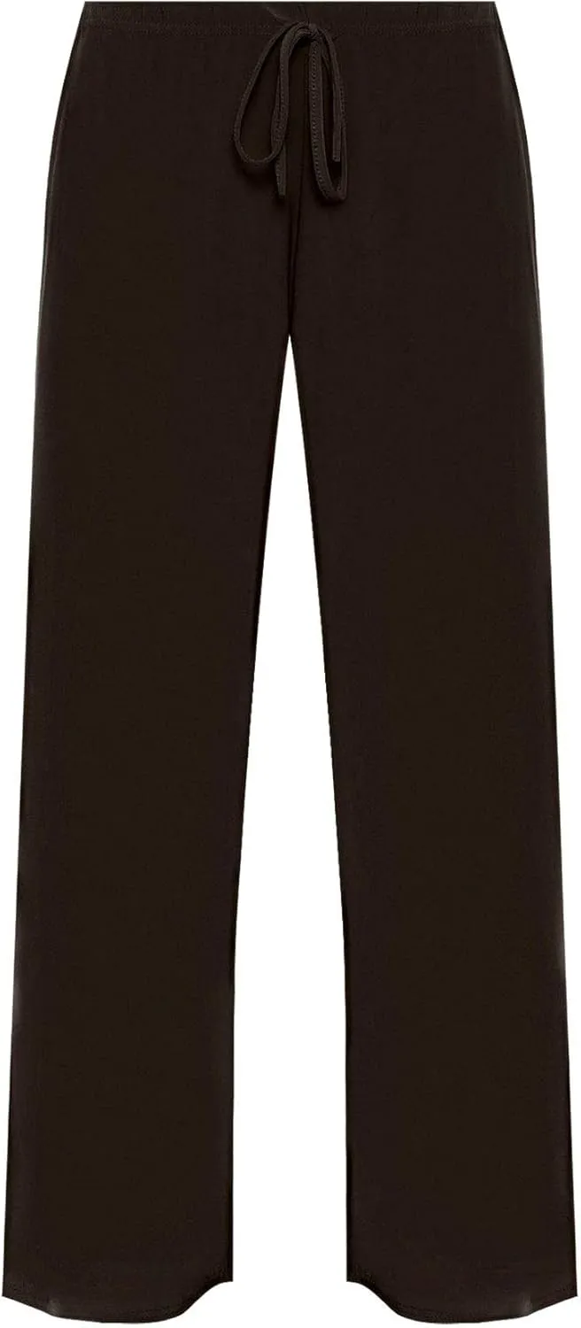 WearAll New Ladies Plus Size Palazzo Trousers Womens Baggy Flared Wide Leg Pants Sizes 8-26