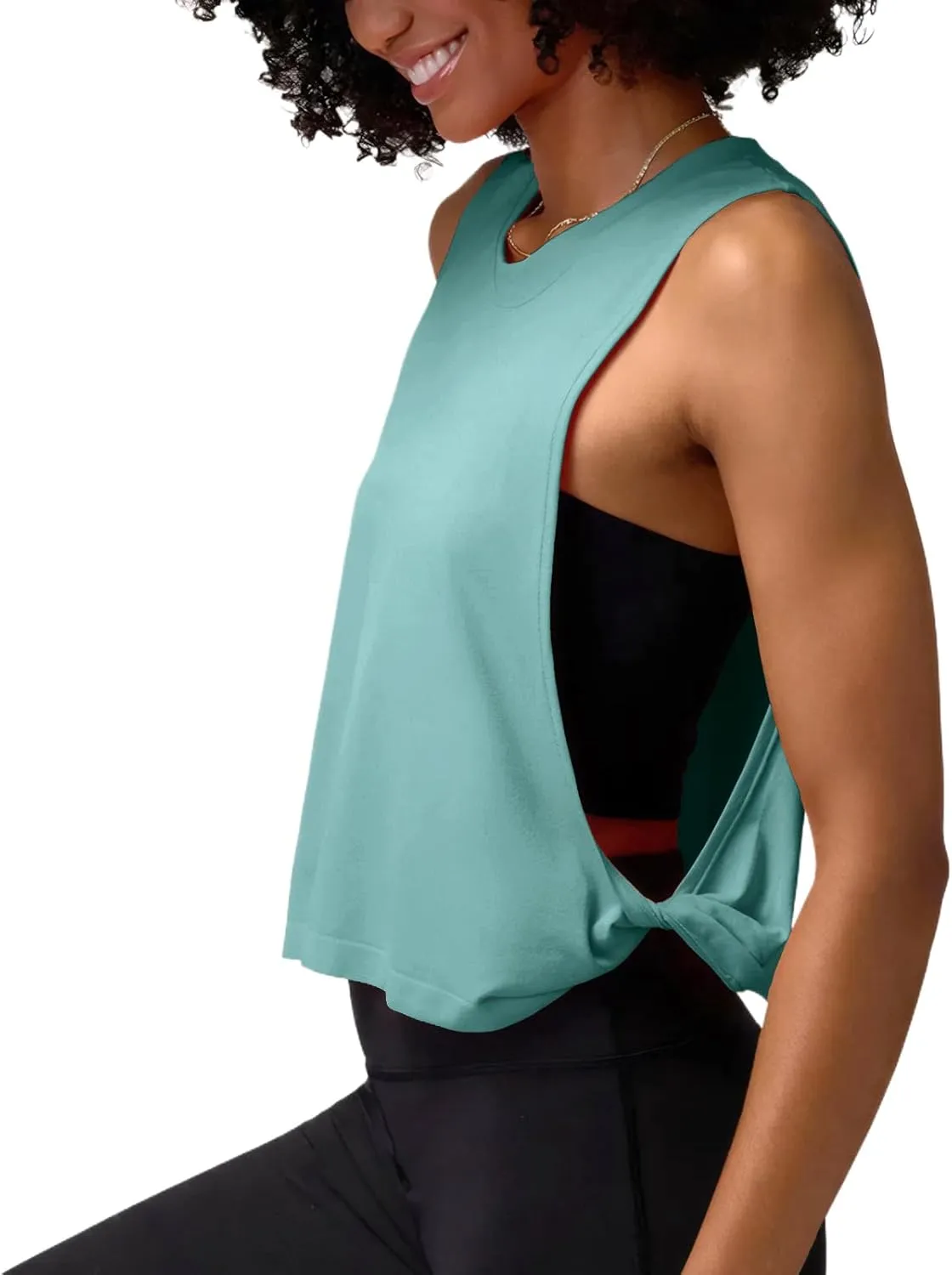 WMZCYXY Womens Workout Tank Crop Sports Shirt Loose Fit Sleeveless Yoga Running Tops Going Out Top