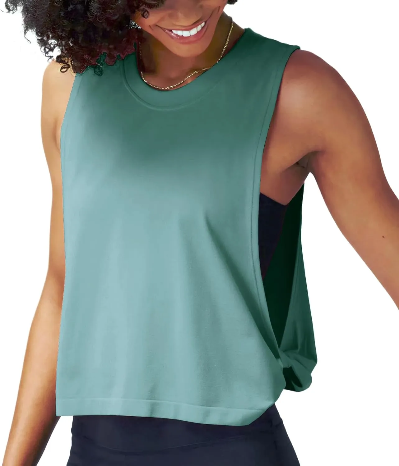 WMZCYXY Womens Workout Tank Crop Sports Shirt Loose Fit Sleeveless Yoga Running Tops Going Out Top