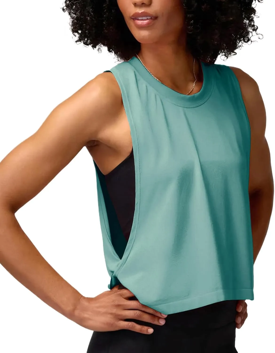 WMZCYXY Womens Workout Tank Crop Sports Shirt Loose Fit Sleeveless Yoga Running Tops Going Out Top