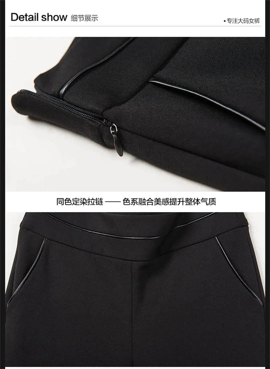 Women Slimming Fit Flare Pants High Waist Elastic Office Working Flared Trousers