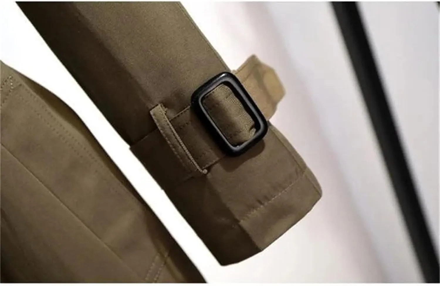 Women Spring Trench Coat Double Breasted All-Match Casual Short Windbreaker Jacket Female Outerwe